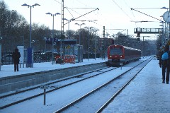 S-Bahn BR 474, Buxtehude, 9. December 2010