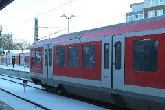 S-Bahn BR 474, Buxtehude, 9. December 2010