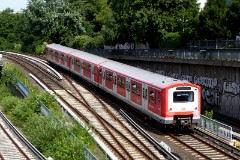 S-Bahn BR 472, Hamburg Hauptbahnhof,10. July 2016
