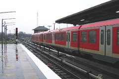 S-Bahn, Hamburg, Barmbek, 16. December 2006