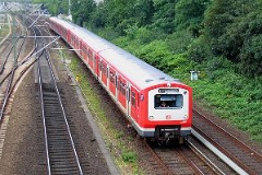 S-Bahn, Hamburg, Messehallen, 26. July 2007