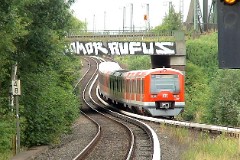 S-Bahn BR 474, Hamburg, Veddel, 25. July 2008