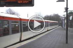 U-Bahn, Hamburg Ohlsdorf and Hudtwalckerstrasse, 27. January 2008