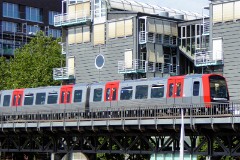 DT5, zwischen Landungsbrücke und Baumwall, 9. August 2015