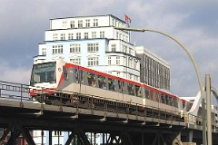 U-Bahn, Hamburg, Baumwall, 21. October 2006