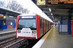 U-Bahn, Hamburg, Wandsbek Gartenstadt, 16. December 2006
