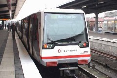 U-Bahn, Hamburg, Barmbek, 20. February 2007