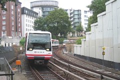 U-Bahn, Hamburg, Landungsbrücken, 26. July 2007