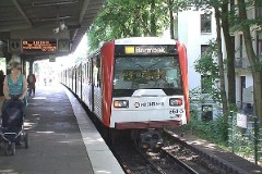 U-Bahn, Hamburg, Eppendorfer Baum, 1. June 2008