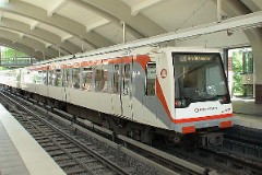 U-Bahn, Hamburg, Volksdorf, 1. June 2008