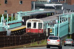 Boston, Longfellow Bridge - MGH T-station,  24. June 2012