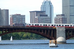 Boston, Longfellow Bridge, 27. June 2012