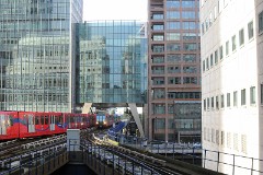 DLR (Docklands Light Railway), London, Heron Quays, 11. October 2013