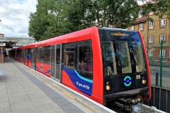 DLR (Docklands Light Railway), London, West Ham, 6. October 2016