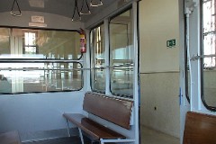 Zagreb, 13. July 2007.  In operation since 1893. Length of track 66 meter, height difference 30,5 meter which makes an inclination at 52%.Until 1934 the funicular was driven by steam engines.