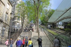 Montmartre funicular, Paris, 18. April 2014