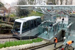 Montmartre funicular, Paris, 23. March 2016