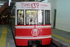 Tünel Karakoy - Beyoglu funicular, Istanbul, 18. July 2014