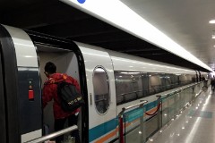Shanghai Transrapid, Pudong Airport, Shanghai, 25. October 2015