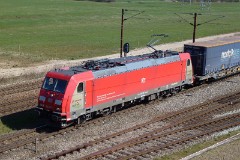 DB Schenker Rail Scandinavia 185 327-1, Taulov, 19. April 2015