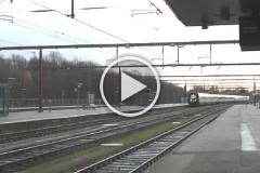 DSB, IC3 5062/5262 and IR4, Fredericia railway station, 19. January 2008