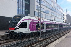 VR (Suomen Valtion Rautatiet) class Sm5, Helsinki Central Station, 30. June 2016.  Biult by Stadler Rail in Swtizerland. Maximum speed 160 km/h. Delivered 2008 - .