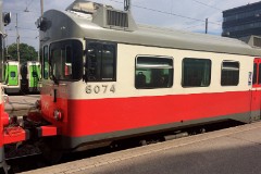 VR (Suomen Valtion Rautatiet) class Sm2, Helsinki Central Station, 30. June 2016 Built between 1975 and 1981 by Valmet airplane factory in Tampere. Maximum speed 120 km/h.