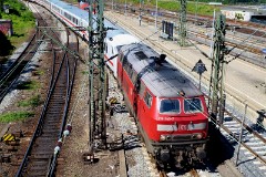DB 218 345-7, Hamburg Hauptbahnhof, 9. August 2015