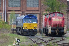 HHIP (Heavy Haul Power International) 29004 and DB 294 955-0, Minden, 13. April 2014