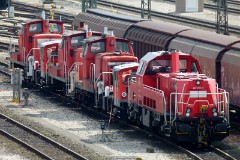 Lokomotiven, Maschen Rangierbahnhof, 7. April 2016