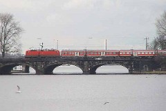 Hamburg, Lombardbrücke, 19. February 2007