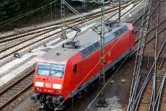 DB 145 069-1, Maschen Rangierbahnhof, 7. April 2016