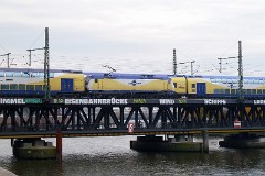 Metronom, Hamburg, Oberhafenbrücke, 10. November 2012