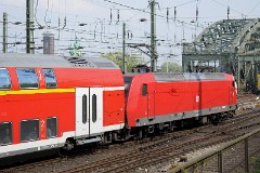 DB 146 027, Cologne Hohenzollernbrücke, 12. April 2014