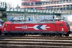 HGK (Häfen und Güterverkehr Köln AG) 185 584-0, Hamburg Wilhelmsburg, 28. March 2015