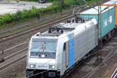 Railpool 185 694-8, Meckelfeld, 8. July 2015