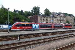 DB, Erzgebirgsbahn, Aue (Sachsen), 9. July 2014
