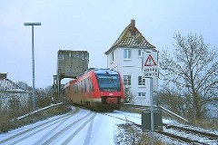 Schleibrücke, Lindaunis, 26. December 2005