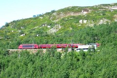 NSB El 18, Haugastøl, 11. July 2005