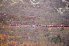NSB El 18, Haugastøl - Finse, 21. September 2007