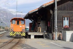 RhB (Rhätische Bahn), Pontresina, 8. October 2009