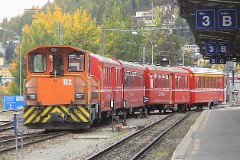 RhB (Rhätische Bahn), St. Moritz, 11. October 2009