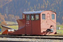 RhB (Rhätische Bahn), Samedan, 18. October 2008