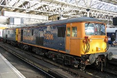 GB Railfreight, London, Waterloo Station, 6. Januar 2008