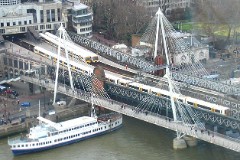 South Eastern, London at Hungerford Bridge, 5. January 2008