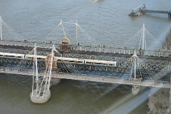 South Eastern, London at Hungerford Bridge, 5. January 2008