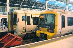 South Eastern, London, Waterloo Station, 6. January 2008