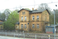 Berlin Wannsee, Altes Bahnhofsgebäude, 9. April 2007