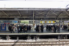 Tokyo, Shinjuku railway station, 16. January 2015