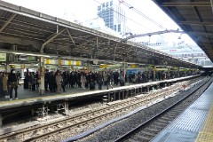 Tokyo, Shinjuku railway station, 16. January 2015